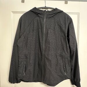 Athleta Black Patterned Jacket